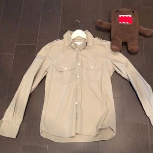 Banana republic military button up shirt